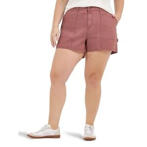 Lee Mid-Rise Comfort Waistband‎ Utility Short Size Women's Size 24M Pink NWT